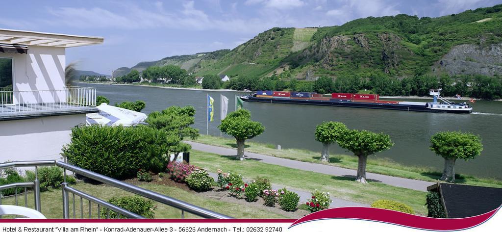 Hotel Villa Am Rhein Андернах Экстерьер фото