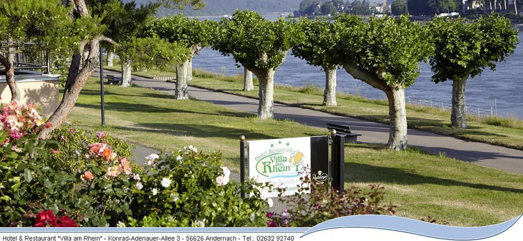 Hotel Villa Am Rhein Андернах Экстерьер фото